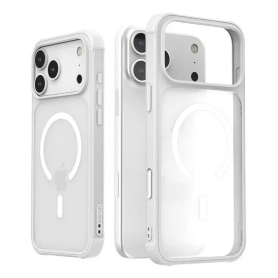 Arareee Duple Magsafe Armor Slim Case For Iphone 17 Pro Max - White